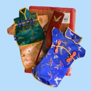 Vintage Asian Bamboo Style Table Runner Bottle Covers Chop Sticks 4 Pc S…